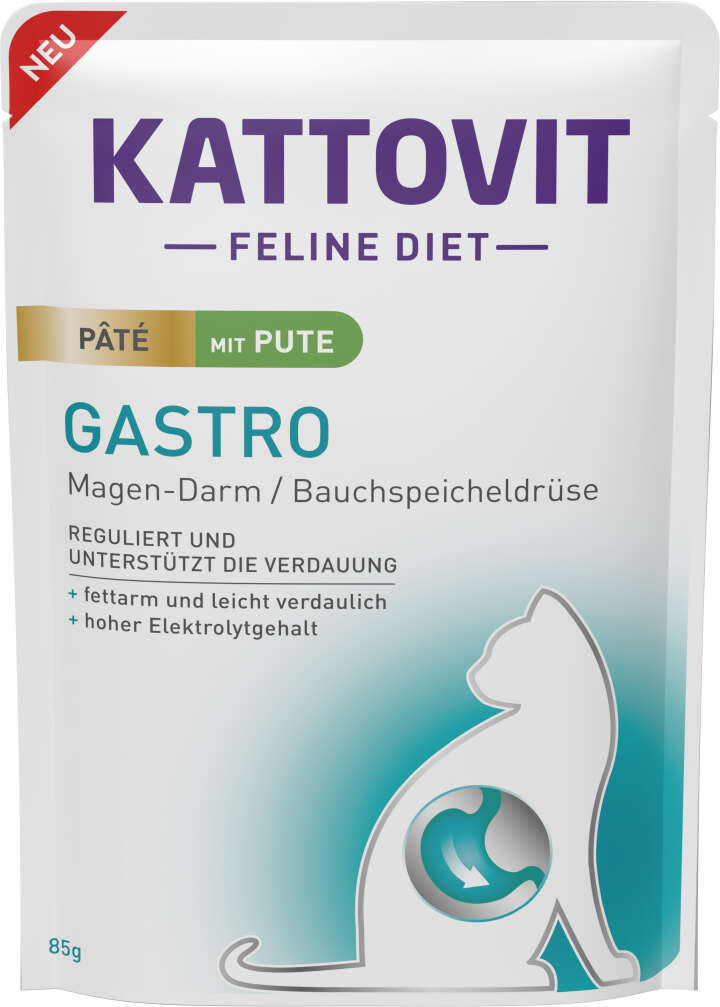 KATTOVIT Katzen-Nassfutter Gastro Paté Pute